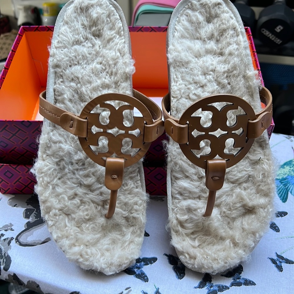Tory Burch miller cloud shearling